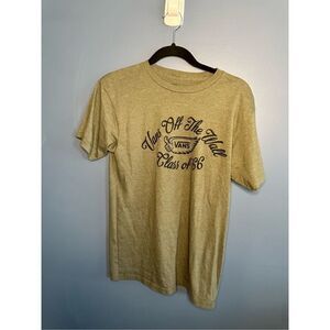 Vans Tee Men’s Off The Wall Class of 66 Top Tan Size Small